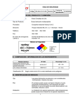 MSDS Grasa Complejo de Litio