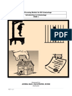 Introduction To Criminology Handout