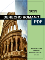 Derecho Romano-Primer Parcial 2023