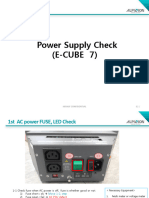 Ecube 7 Power Supply Check