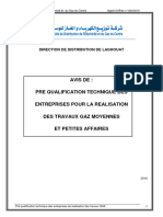 Cahier Des Charges Préselection GAZ FINALE 2016