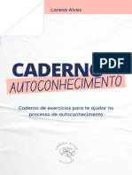 Caderno Do Autoconhecimento - Psicologa Lorena Alves