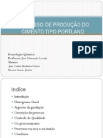 Processo de Produção Do Cimento Tipo Portland