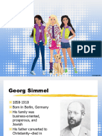 Simmel and Fashion