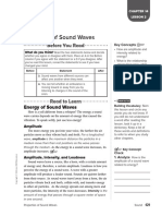 Sound: Properties of Sound Waves