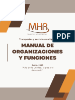 Manual de Organizaciones y Funciones