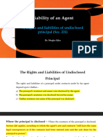 Unit 15 - Lecture 2 - Liability of Undisclosed Principal