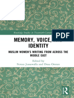 (Routledge Studies in Twentieth-Century Literature) Feroza Jussawalla and Doaa Omran - Memory, Voice, and Identity - Muslim Women's Writing From Across The Middle East-Routledge (2021)