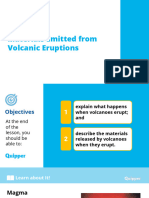 Science 9 15.5 Materials Emitted From Volcanic Eruptions