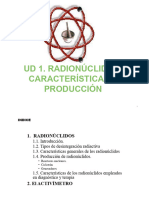 1 - Tema. Radionuclidos. Características y Producción