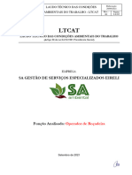 LTCAT - Operador de Roçadeira