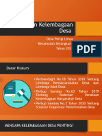 Pembinaan - Kelembagaan Desa Tahun 2022