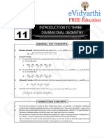 Class 12 Chapter 11 Maths Important Formulas