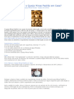 Como Fazer Queijo Minas Padrão em Casa