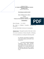 WP No.490 of 2017 - Riaz Ali Khan VS. PDA