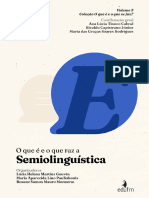 Coleção O Que É e o Que Faz - Volume 5 - Semiolinguística