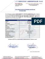 Certificado Bombas Centrifuga