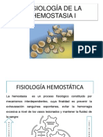 Fisiología de La Hemostasia I