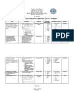 School Plan For Professional Development