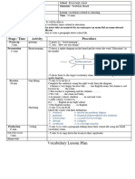 Lesson Plan-Vocabulary Education