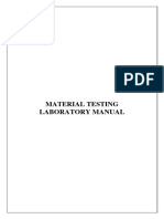 Material Testing Lab Manual