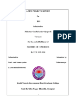 Survey Report of Mcom