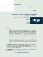 Políticas Afirmativas e Inclusão - Formação Continuada e Direitos