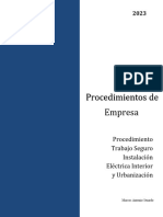 18.-PTS-Trabajo Seguro Instalación Electrica Interior y Urbanización