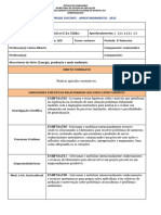 Pad de Aprofundamentos (2) Plano 1 Bimestre