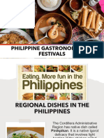 Philippine Gastronomy and Festivals