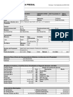 Ficha Predial: Información Catastral