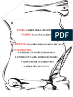 Trabajo Grupal-Campos de La Linguistica-Comunicación Efectiva I