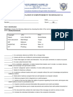 Test Quetions in Statistic and Probability