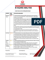 Job Hazard Analysis - Jha