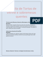 Apostila de Tortas de Vitrine e Sobremesas Quentes