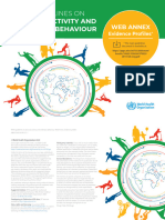 WHO Guidelines On Physical Activity and Sedentary Behaviour