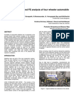 Fatigue Analysis of An Automotive Stabilizer Bar