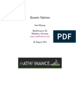 Quanto Formulae