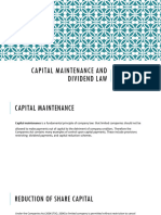 Capital Maintenance and Dividend Law (ACCA, LW-F4)