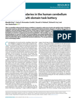 Functional Boundaries in The Human Cerebellum Revealed by A Multi-Domain Task Battery