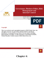 Governance, Business Ethics, Risk Management and Internal Control