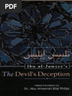 Devils Deceptions by Ibn Al-Jawzi