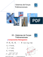 03 - Sistemas de Força Tridimensionais