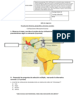 Evaluación Historia Precolombinas