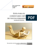 1.4-Guía Comentario Crítico de Textos Periodísticos (Valoración Personal)