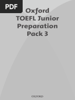 Oxford TOEFL Junior Preparation Pack 3 Worksheets