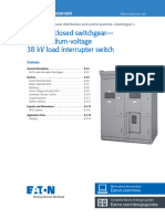 Eaton Metal Enclosed Switchgear Mvs 38kv Design Guide Dg022013en