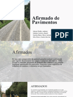 Afirmado de Pavimentos