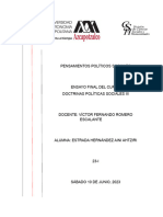 Pensamiento Político Social Ensayo Final