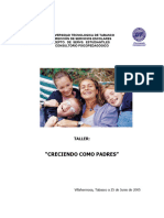 TALLER CRECIENDO COMO PADRES Ver Corta